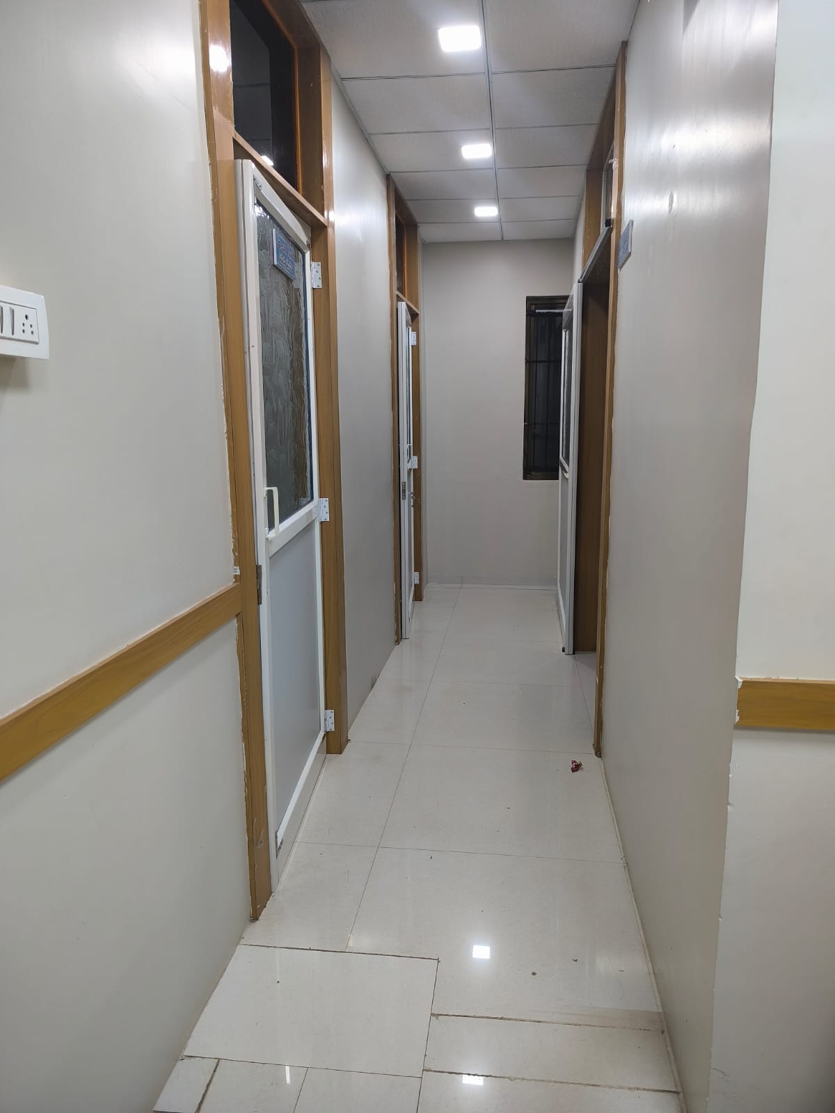 Clean Hospital Corridor & Patient Bay